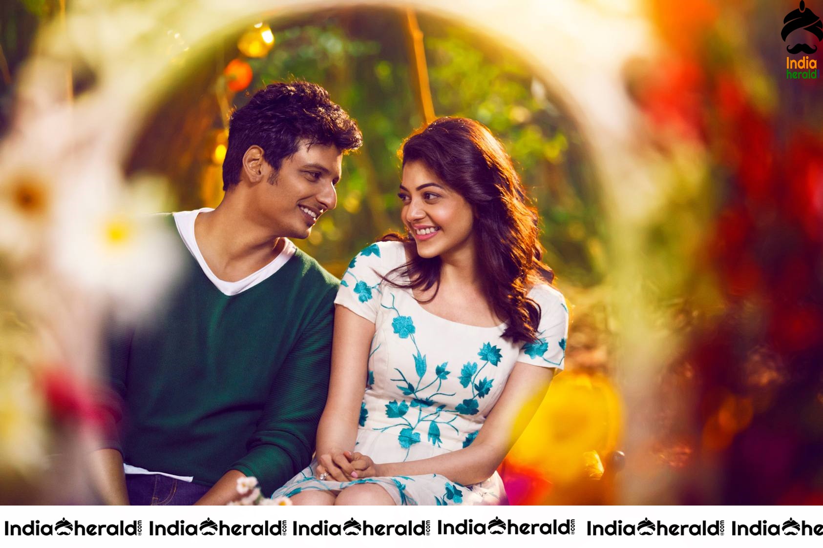 Rare Photos of Jiiva and Kajal Aggarwal in Kavalai Vendaam movie Set 1