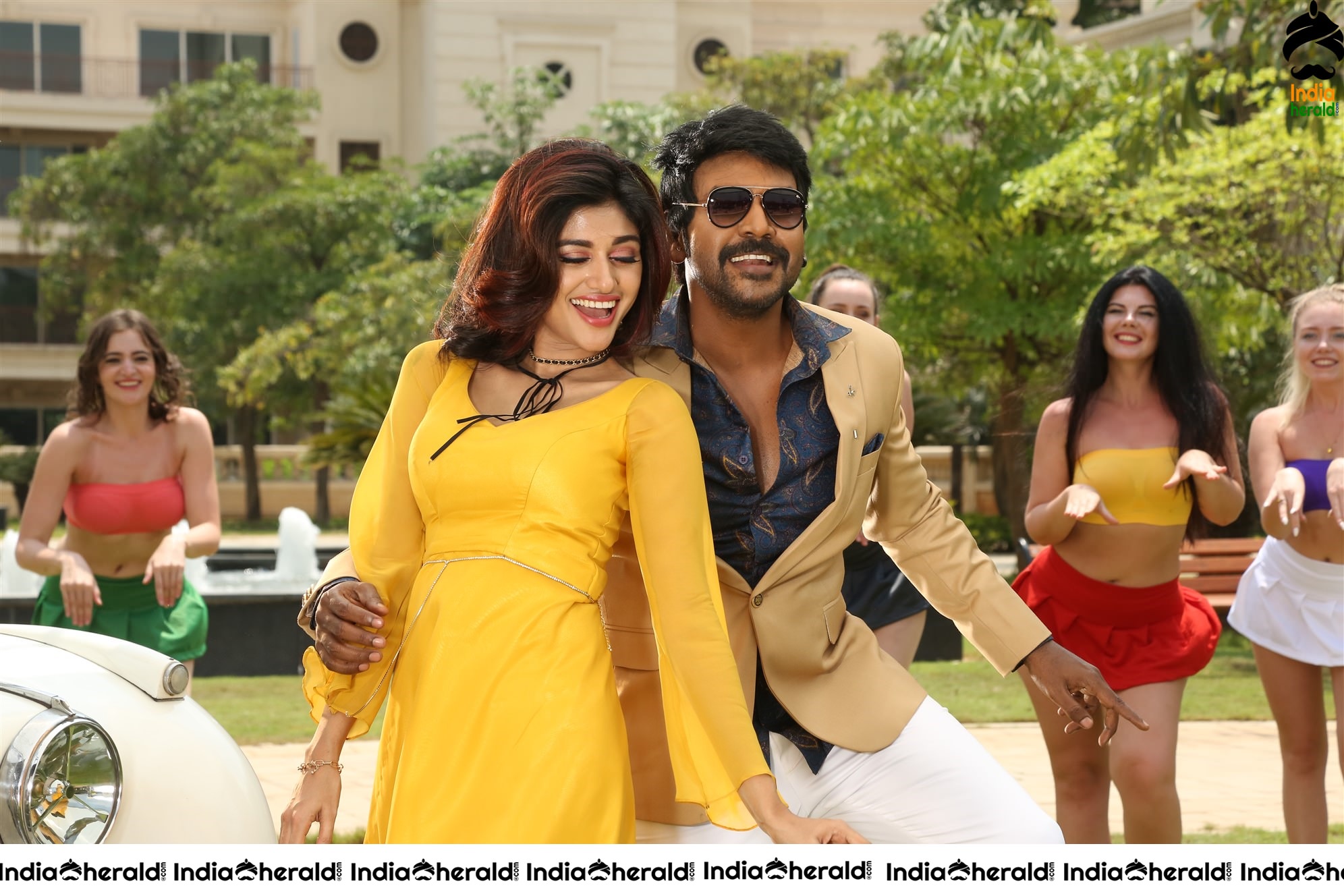 Rare Unseen Hot Photos collection of Kanchana 3 movie Set 1