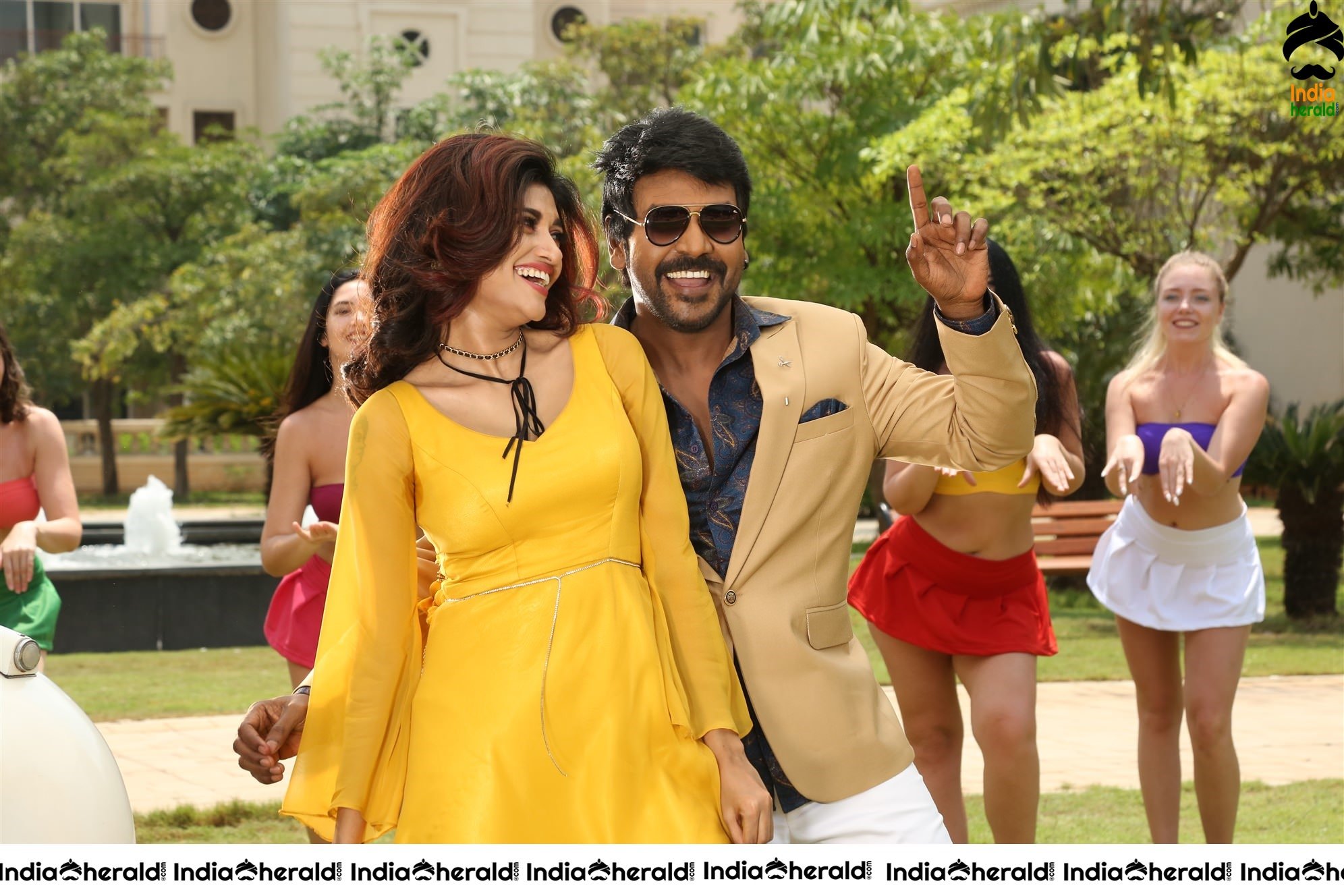 Rare Unseen Hot Photos collection of Kanchana 3 movie Set 1