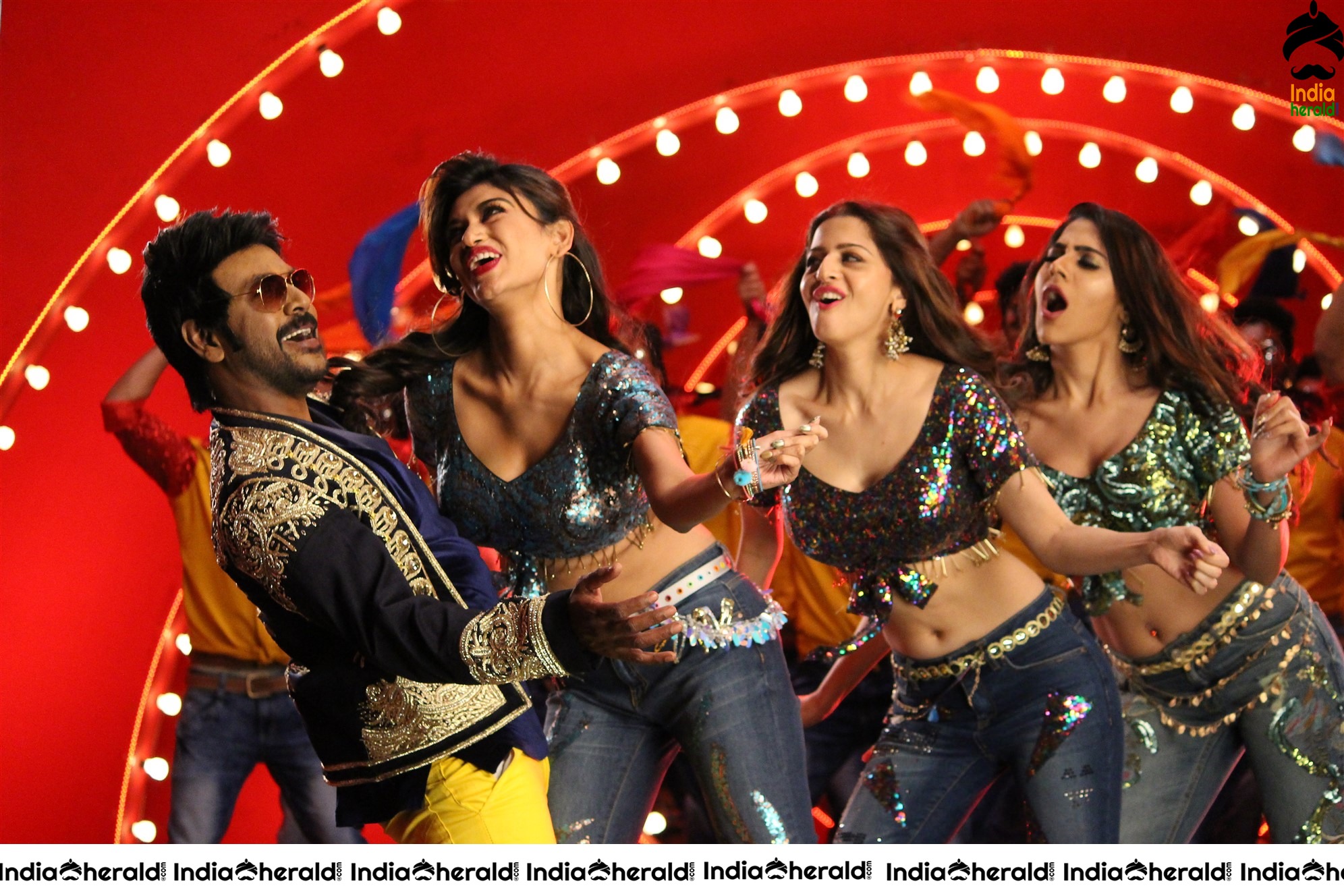 Rare Unseen Hot Photos collection of Kanchana 3 movie Set 2