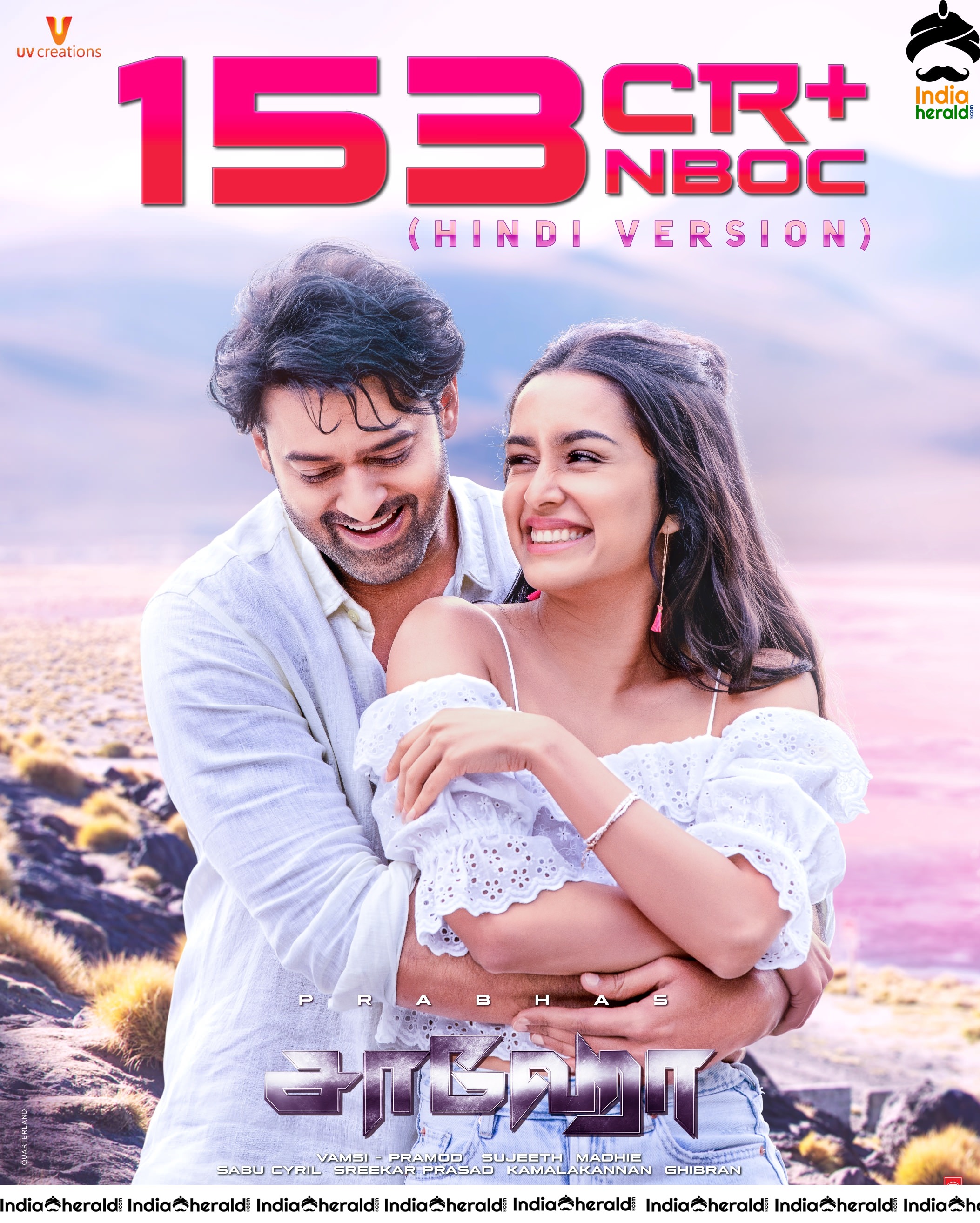 Saaho New HD Posters And Photo With Hindi Net Collections