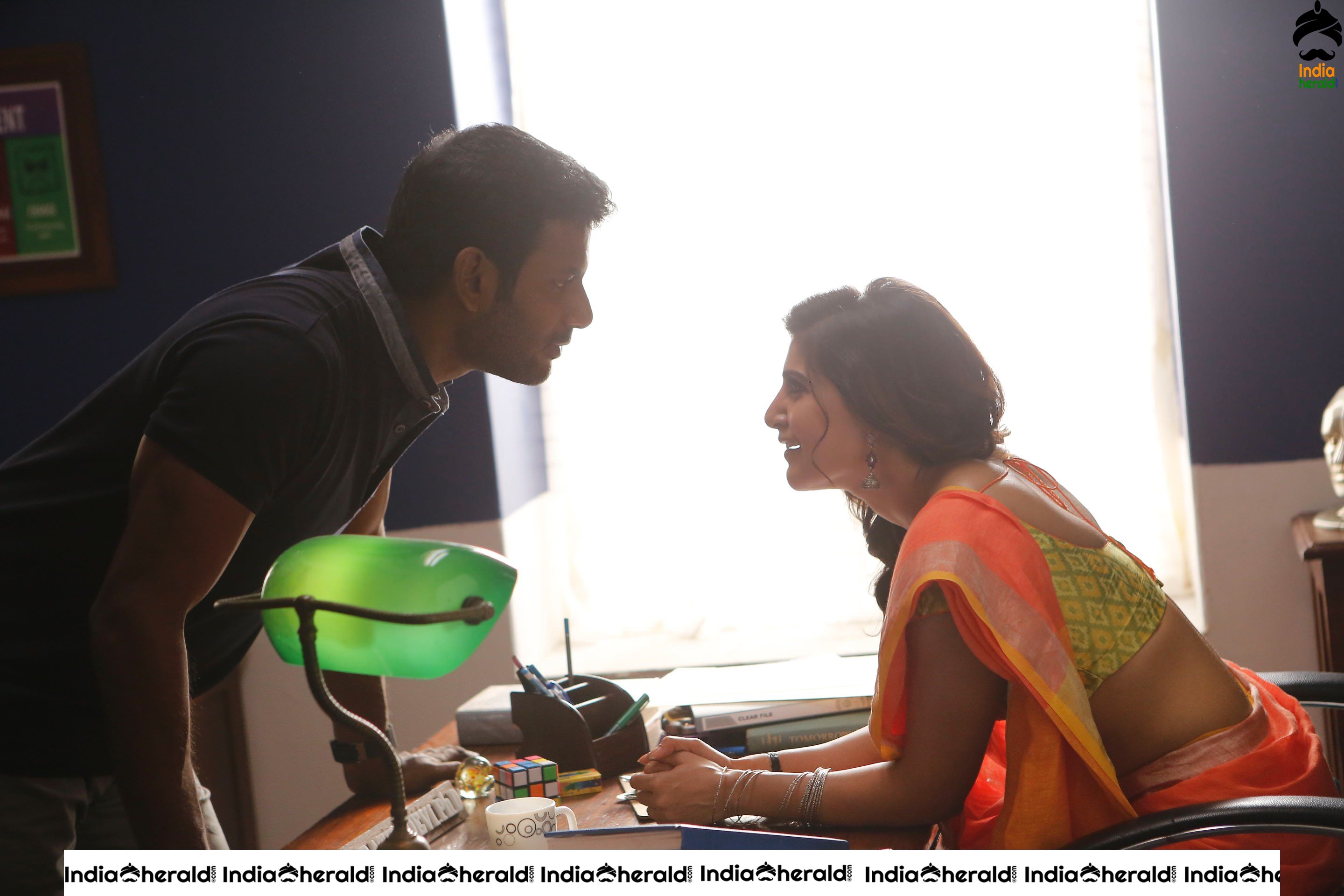 Samantha Hot Photos with Vishal from Irumbuthirai Set 1