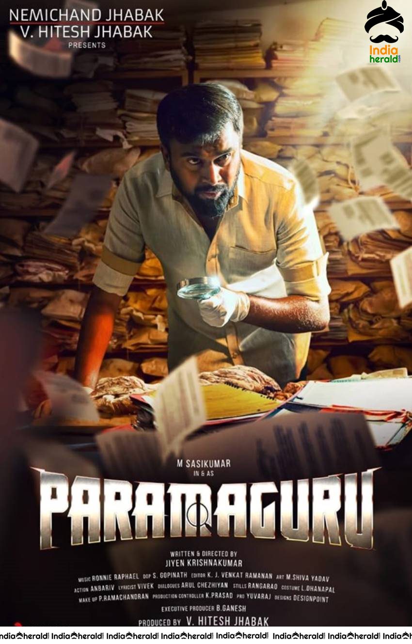 Sasikumar In Paramaguru Movie First Look