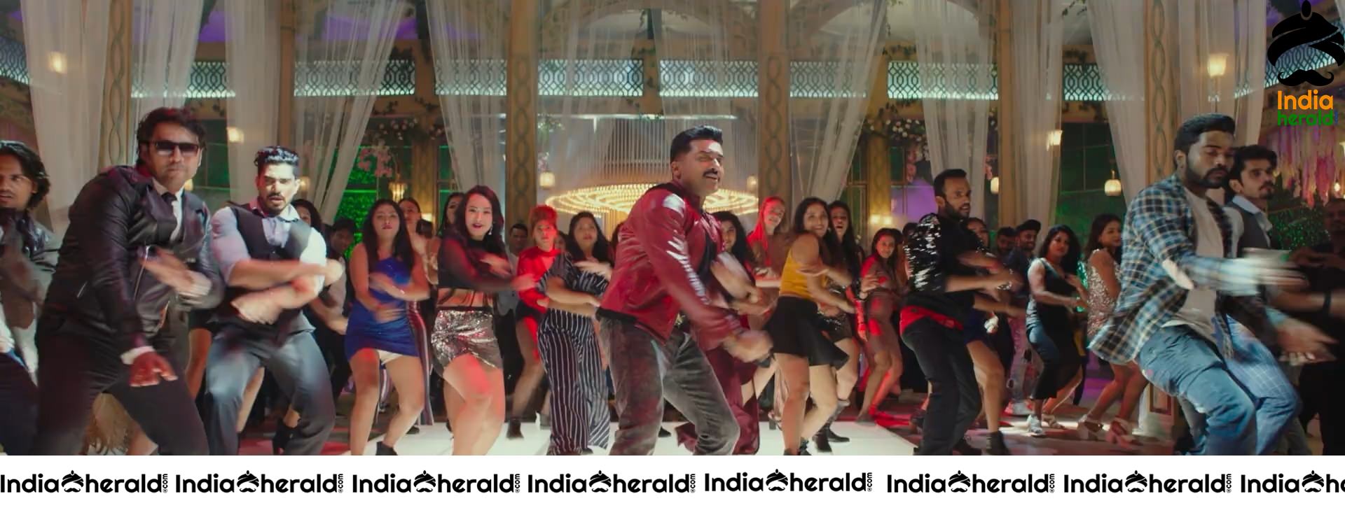 Sayyesha And Suriya In Hey Amigo Song Stills Set 3