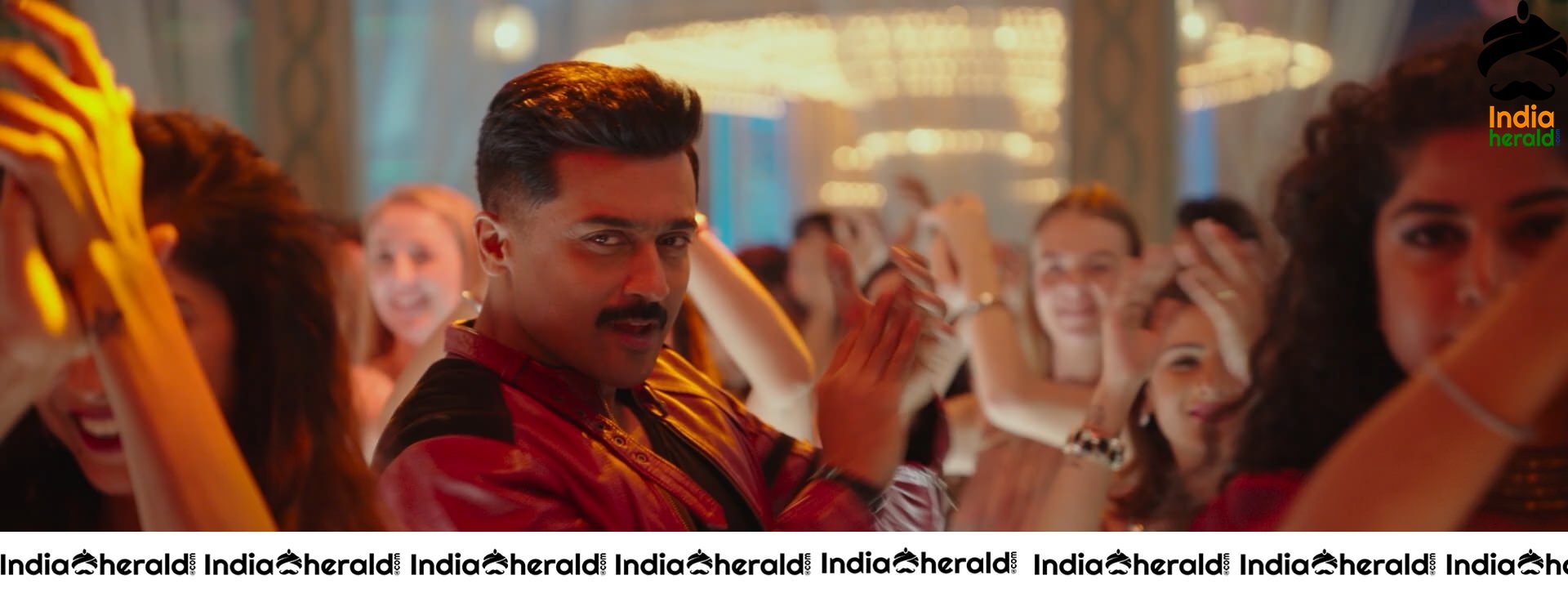 Sayyesha And Suriya In Hey Amigo Song Stills Set 3