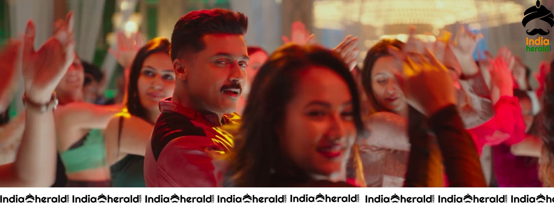 Sayyesha And Suriya In Hey Amigo Song Stills Set 3