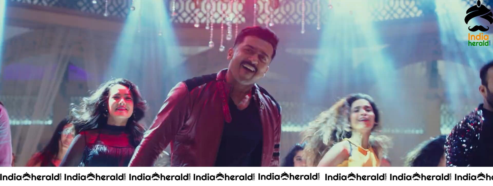 Sayyesha And Suriya In Hey Amigo Song Stills Set 3