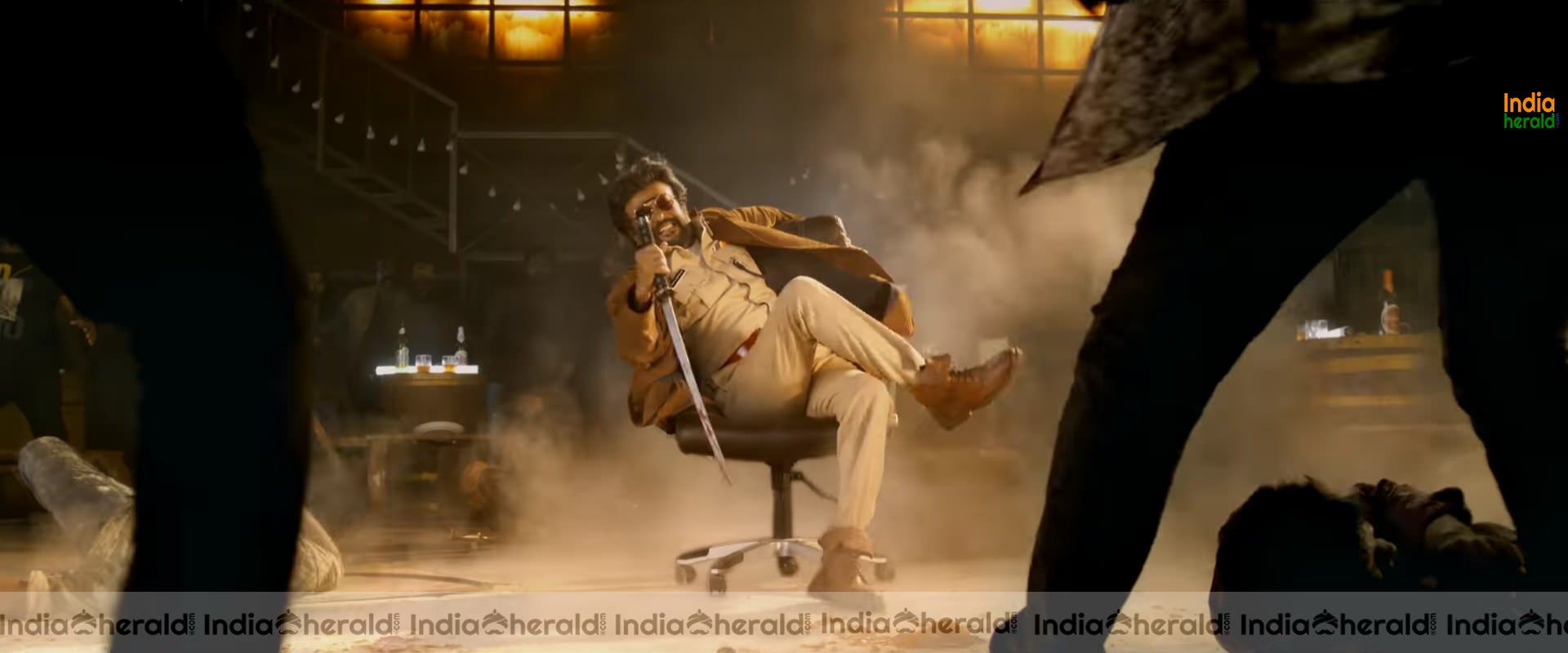 Super Star Rajinikanth and Nayantara in Darbar Trailer HD Stills Set 4