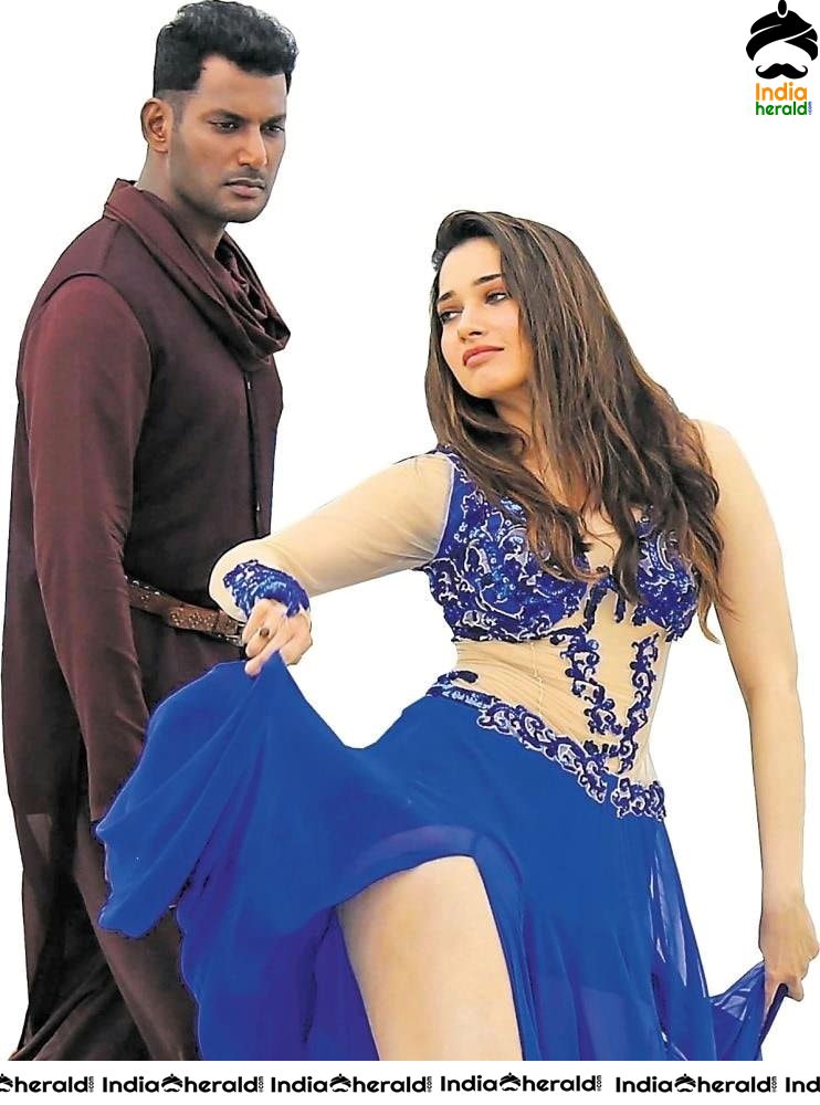 Tamanna and Vishal from Action Movie Hot Stills