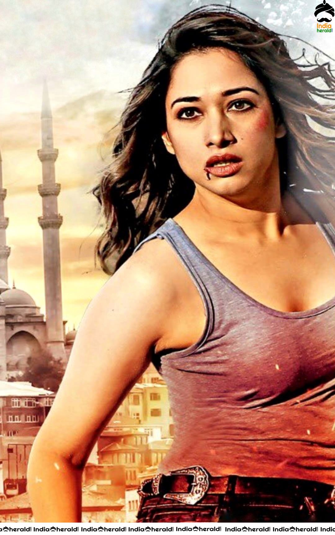 Tamanna and Vishal from Action Movie Hot Stills