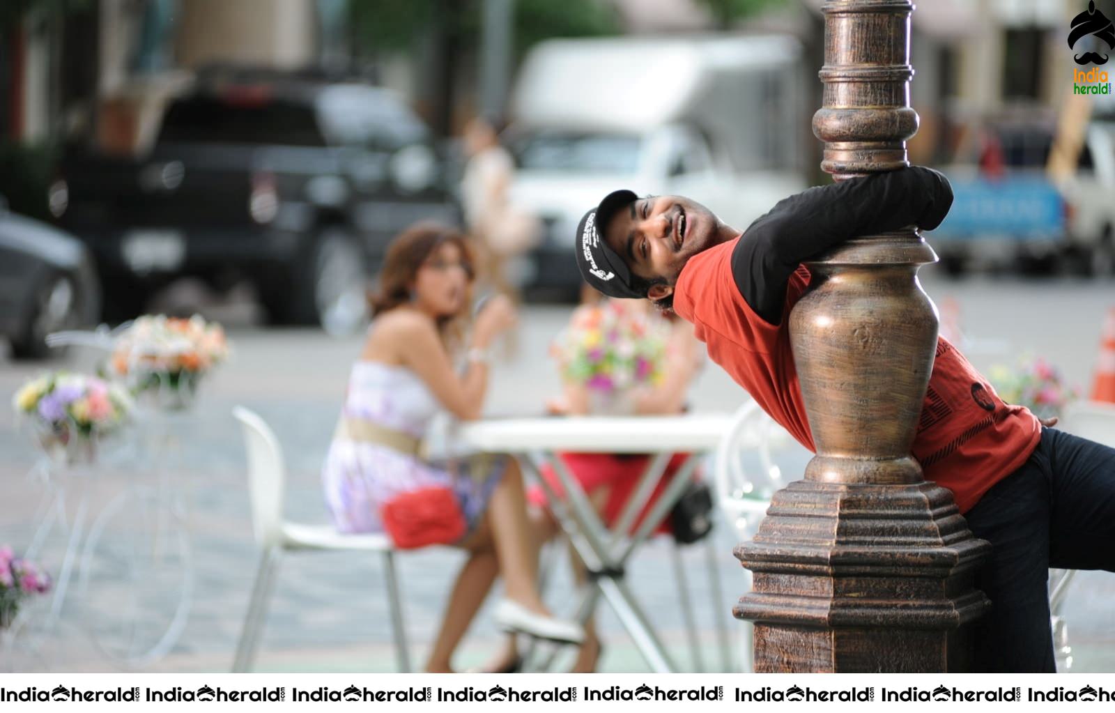 Tamannaah and Junior NTR Photos from Oosaravelli Movie Set 3