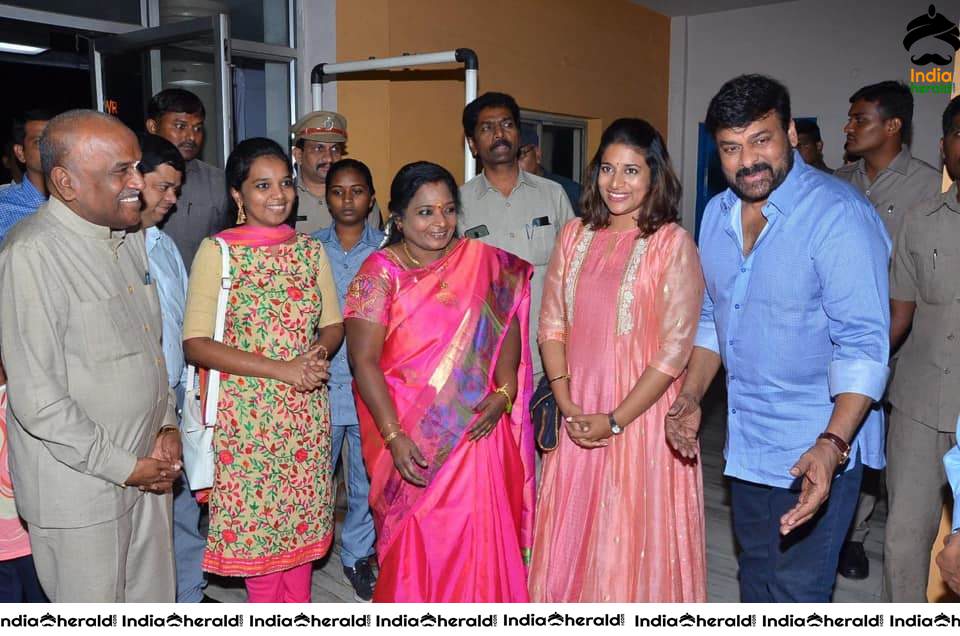 Telangana Governor Shri Tamilisai Soundararajan watched Sye Raa along with her family