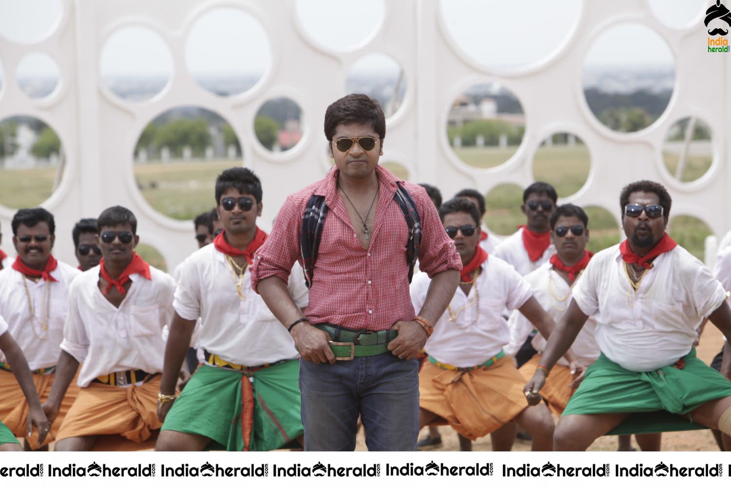 Throwback Photos of STR from his Dabanng Remake Osthi Set 1
