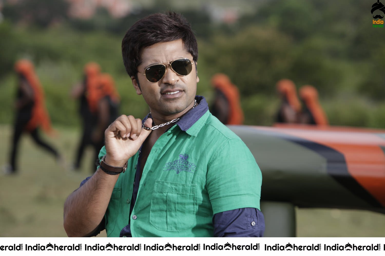 Throwback Photos of STR from his Dabanng Remake Osthi Set 2