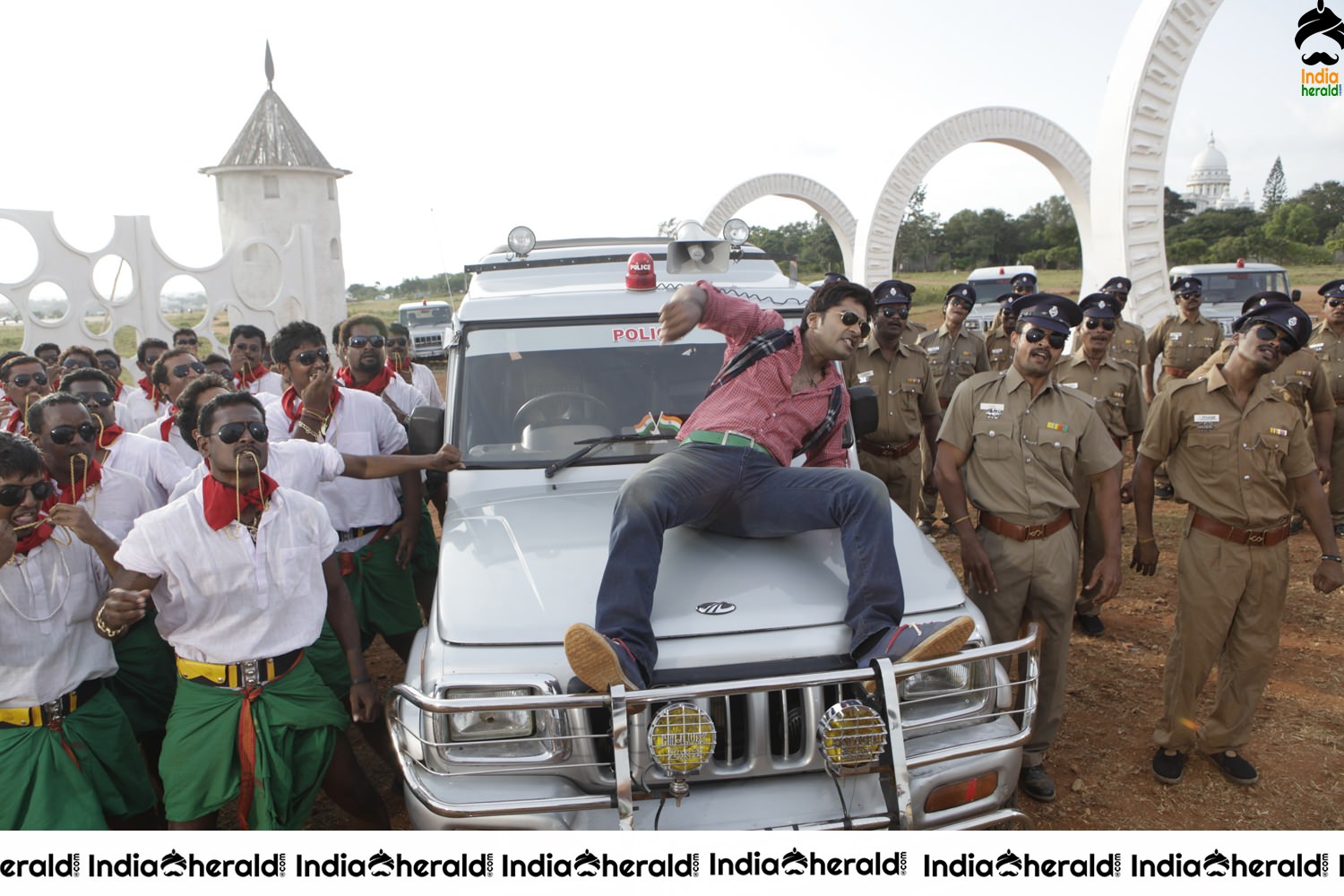 Throwback Photos of STR from his Dabanng Remake Osthi Set 2