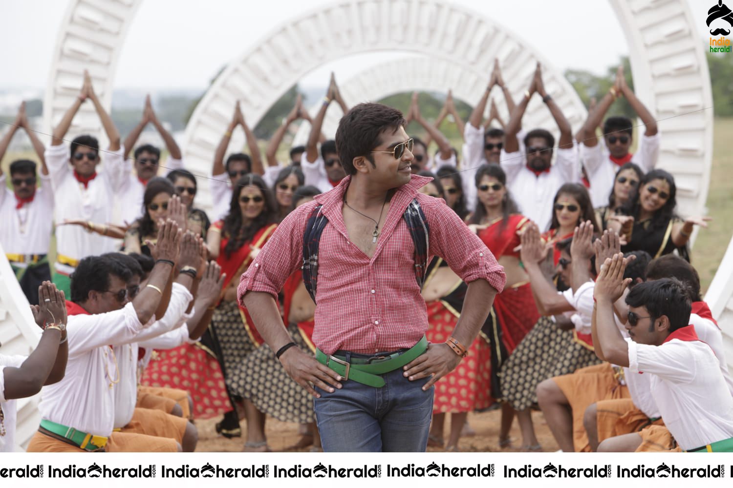 Throwback Photos of STR from his Dabanng Remake Osthi Set 3