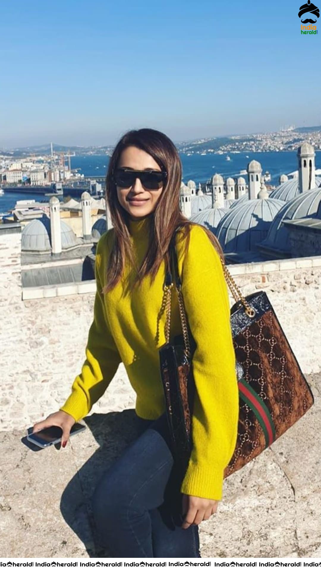 Trisha Rare Photos from her Vacation at Istanbul Turkey