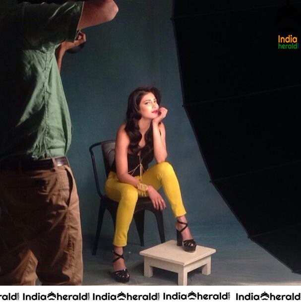 Unseen Photos Collection of Shruti Haasan from Behind the Scenes Set 2