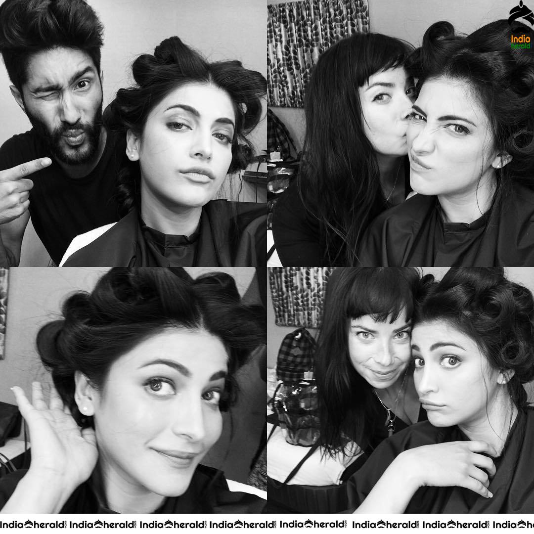 Unseen Photos Collection of Shruti Haasan from Behind the Scenes Set 6