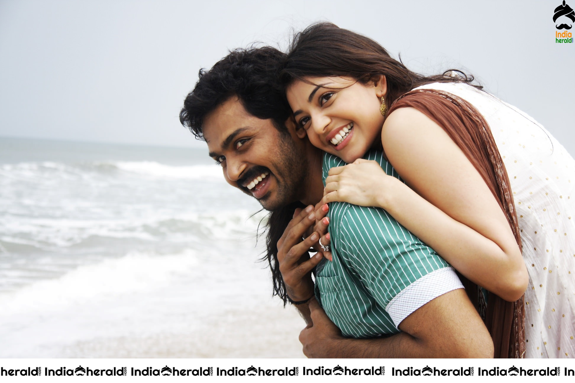 Unseen Rare Hot Kajal Aggarwal and Karthi Photos from Naan Mahan Alla Set 3