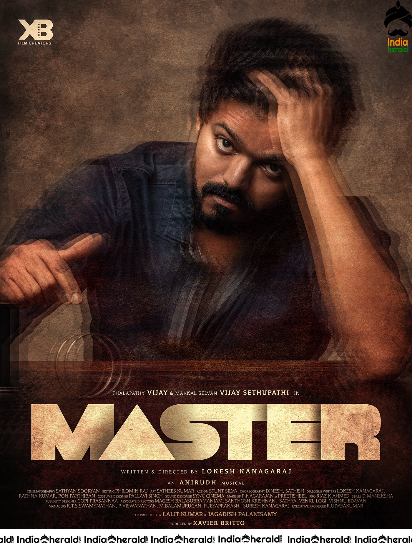 Vijay 64 titled as MASTER First Look Poster