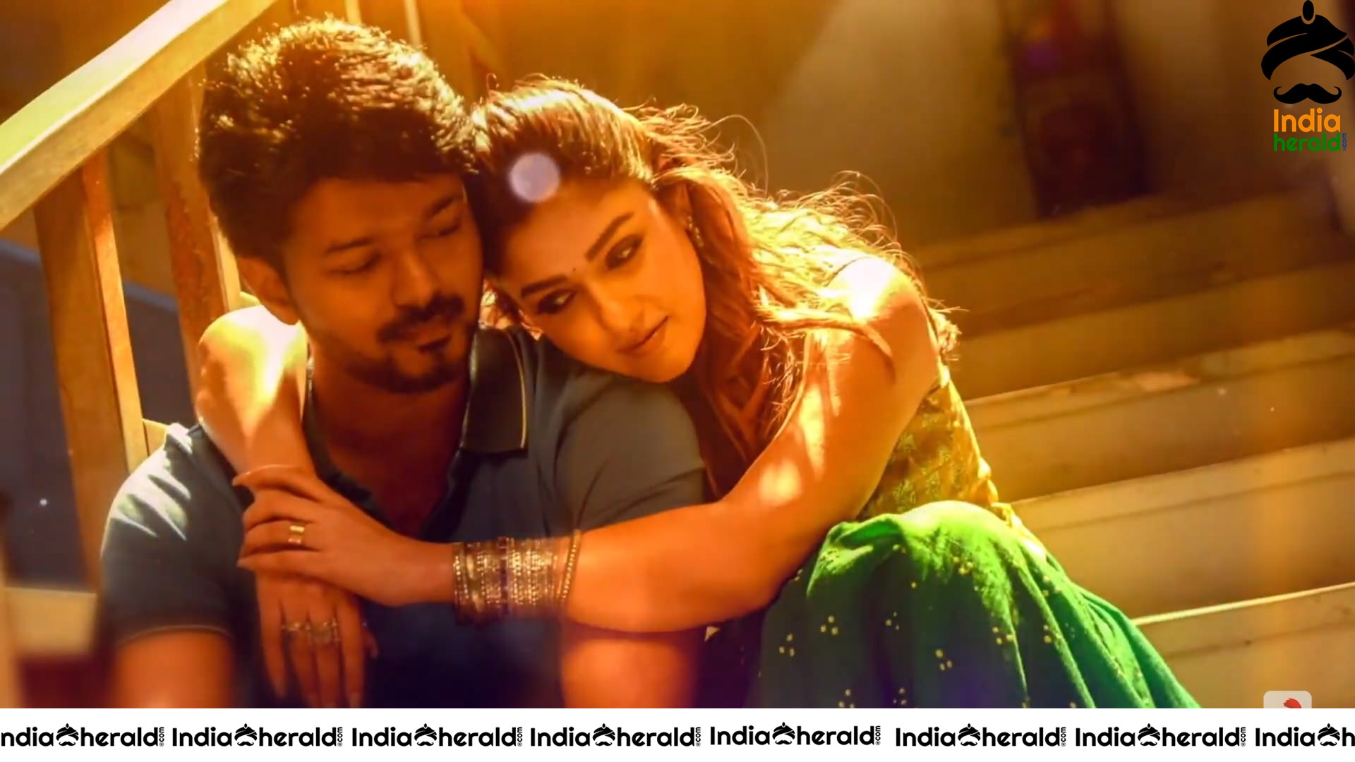 Vijay And Nayantara HD Stills From Bigil