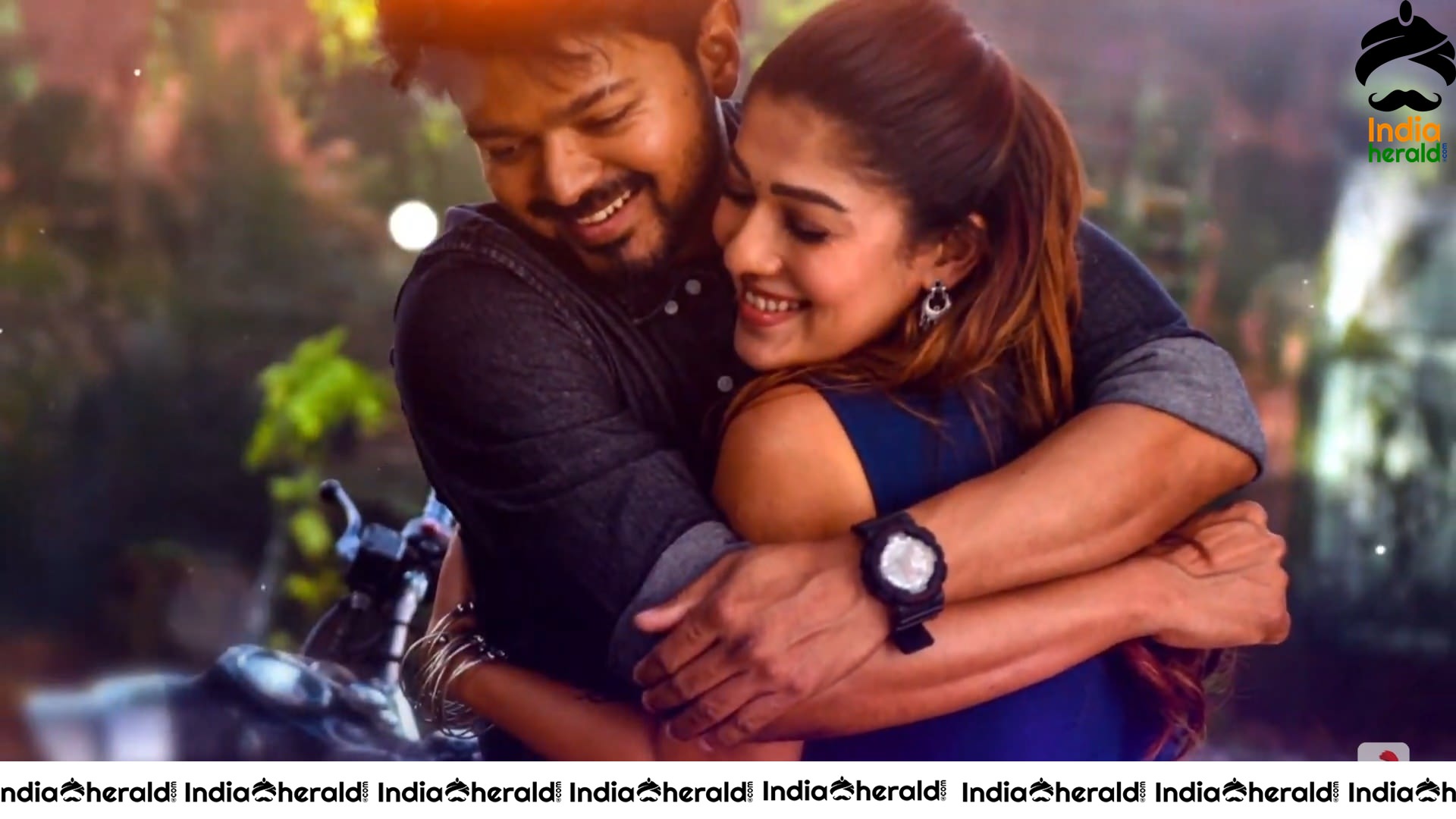 Vijay And Nayantara HD Stills From Bigil