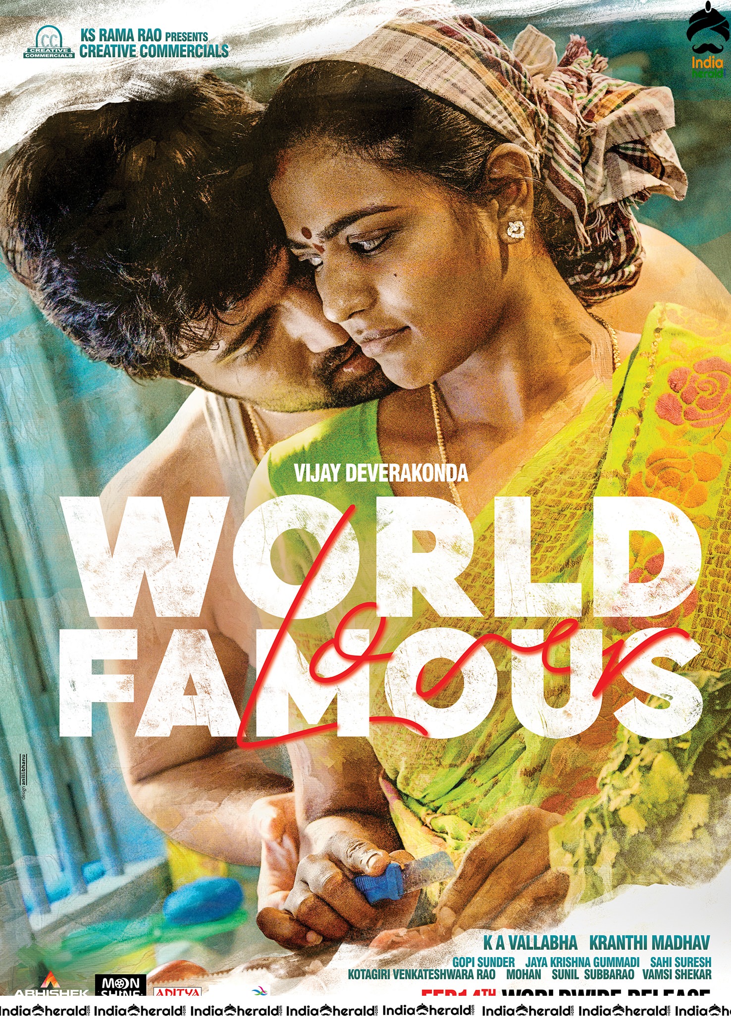 Vijay Deverakonda and Aishwarya Rajesh from World Famous Lover Posters