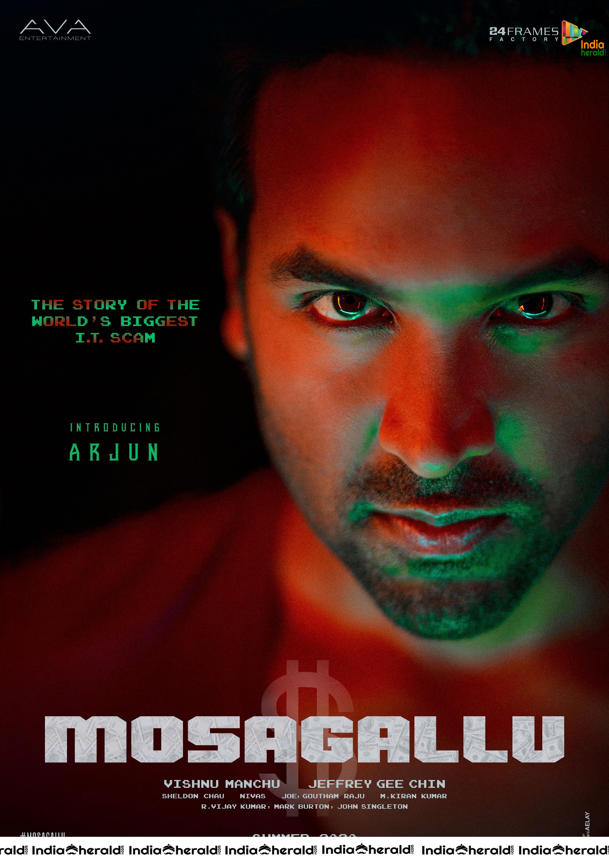 Vishnu Manchu in Mosagallu Movie Stills and Posters