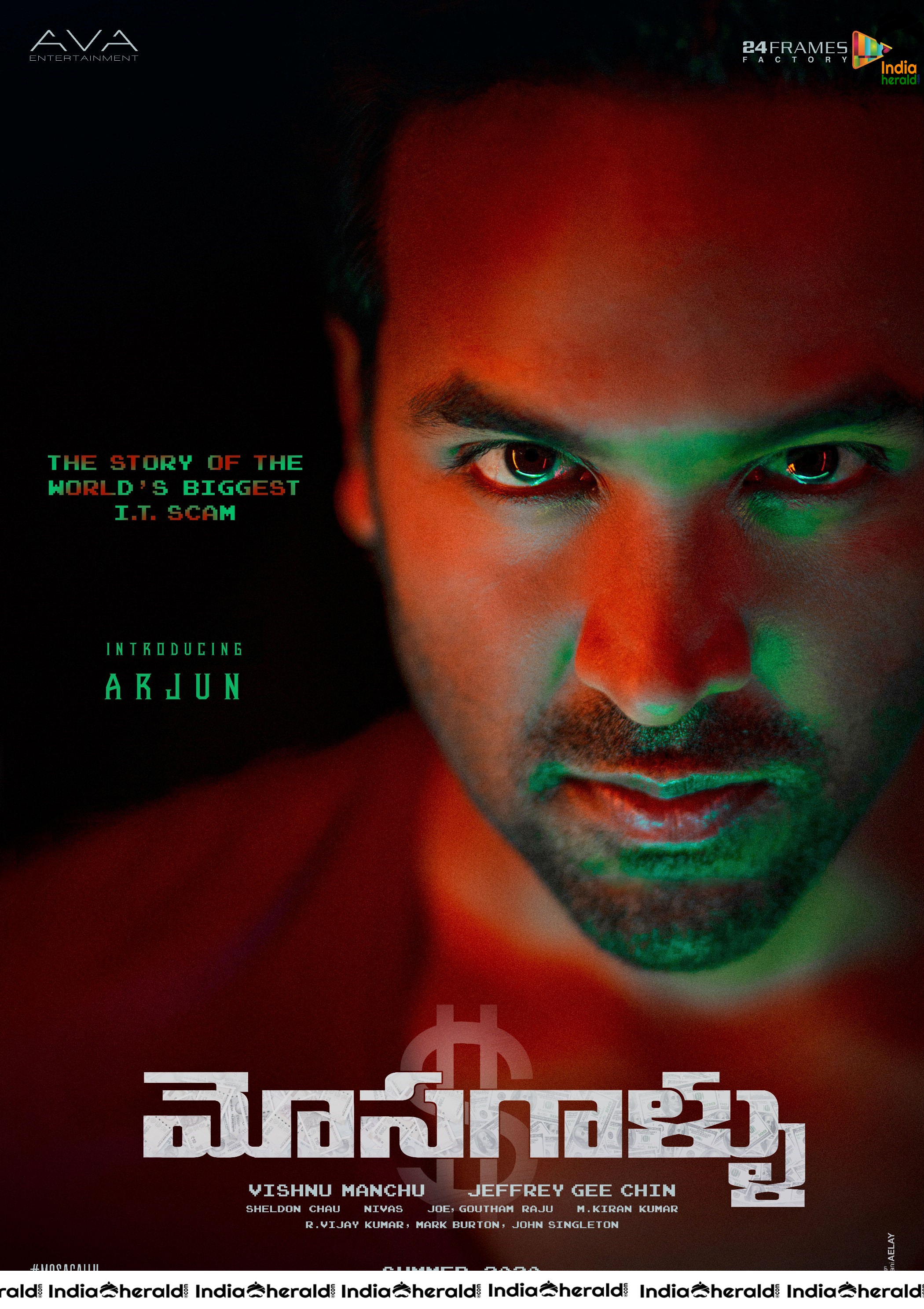 Vishnu Manchu in Mosagallu Movie Stills and Posters