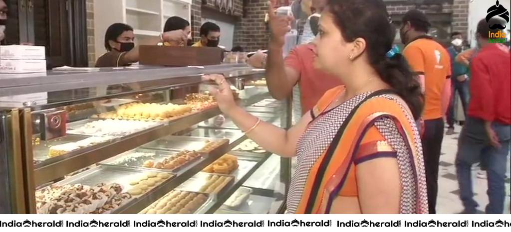West Bengal government has allowed sweet shops to remain open for four hours a day during the lockdown period