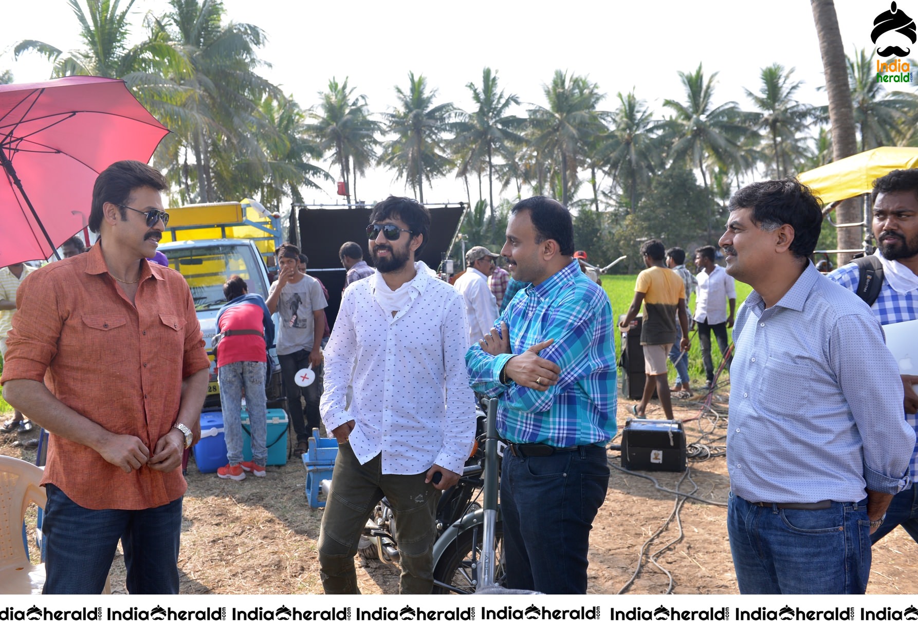 Working Stills from Venky Mama