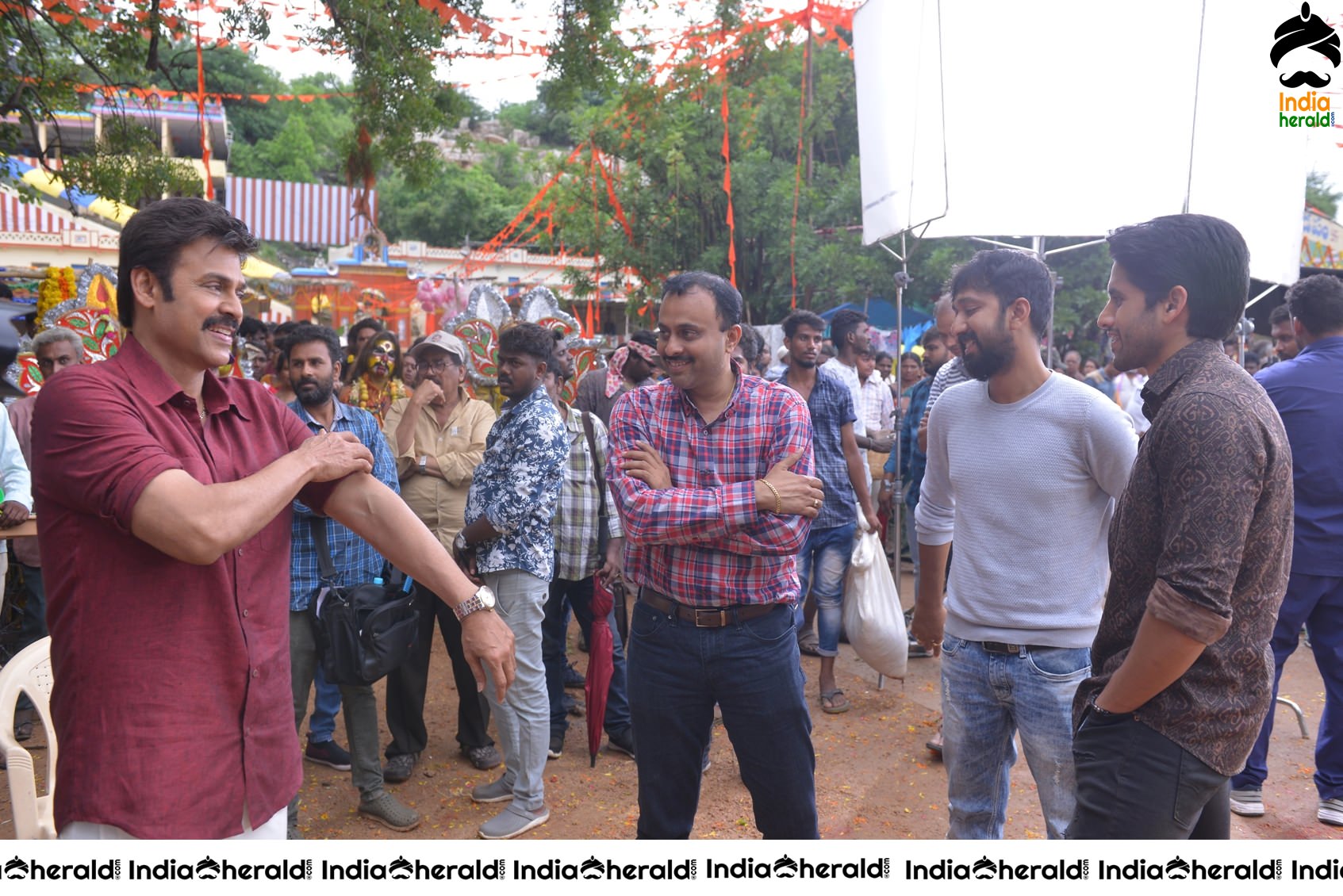 Working Stills from Venky Mama