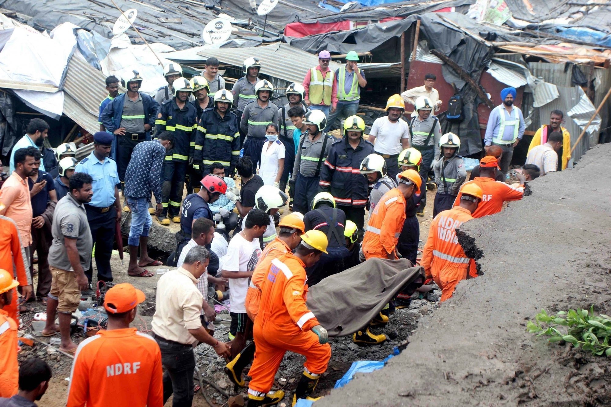20 Killed In Mumbai As Pune Wall Crashes