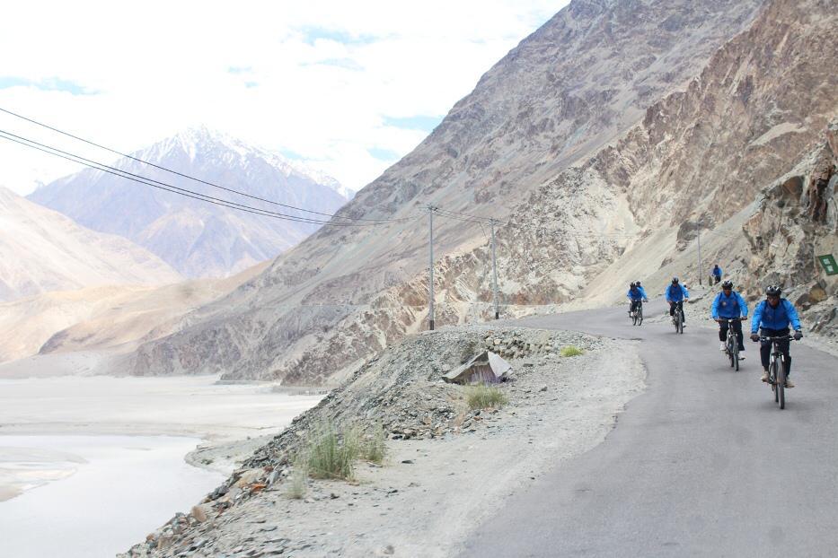 A Mountain Terrain Bike MTB Expedition Happens In J And K