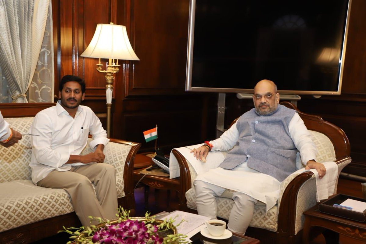 Andhra CM YS Jaganmohan Reddy Met Union Home Minister Amit Shan