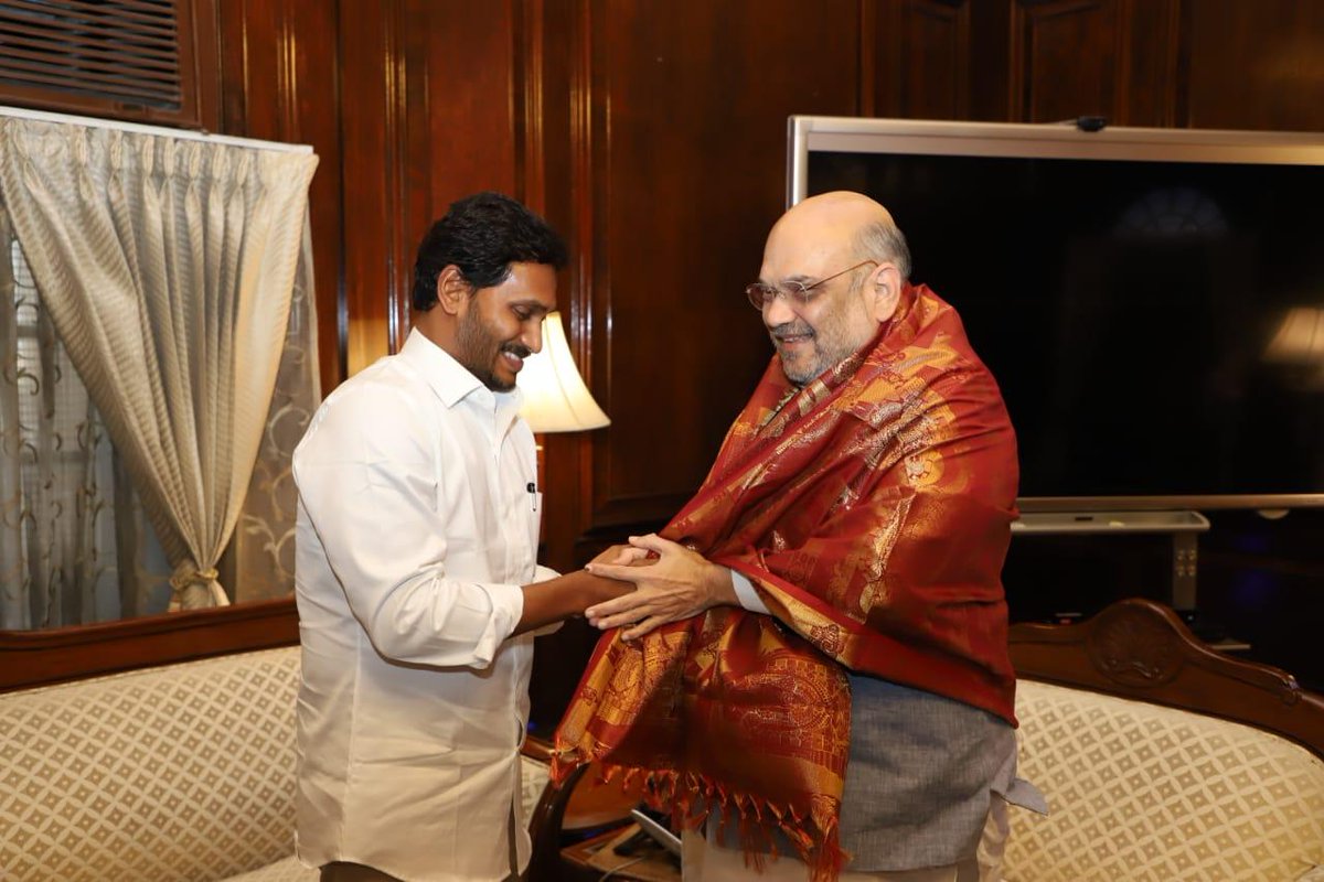 Andhra CM YS Jaganmohan Reddy Met Union Home Minister Amit Shan