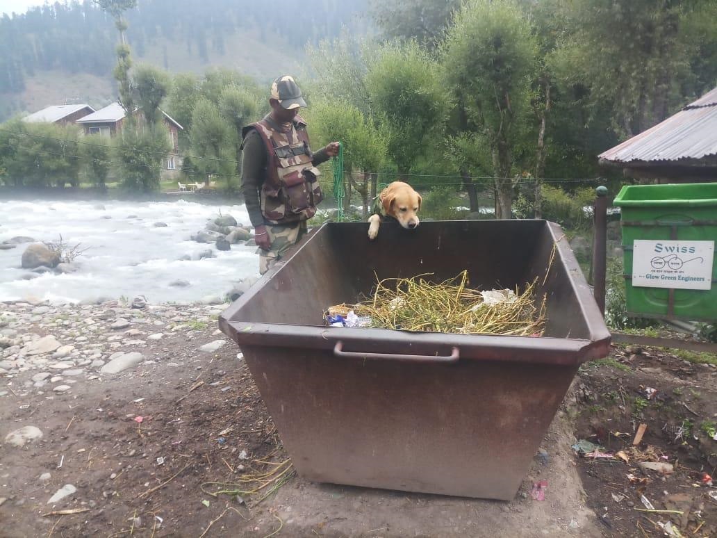 BSF Troops Securing The Amarnath Yatra Route On Chandanwari And Shehnag Axis