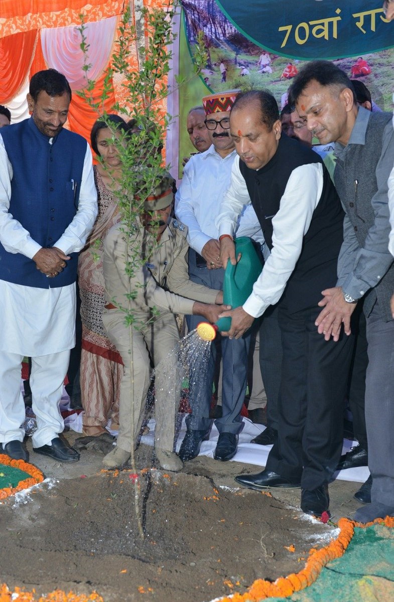 CM Jai Ram Thakur Attended The 70 State Level Van Mahotasav Event