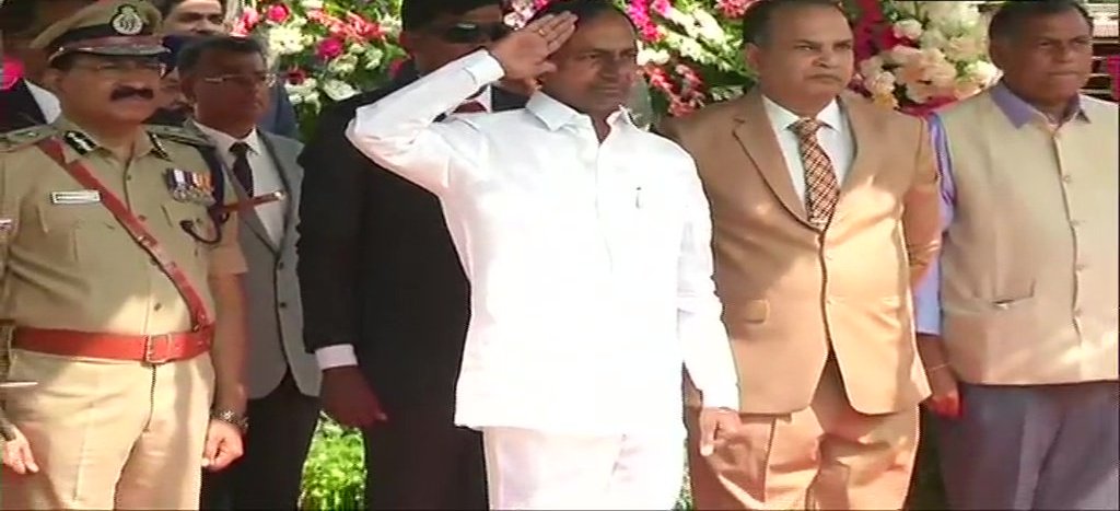 CM KCR At The Celebrations Of Fifth Telangana Formation Day