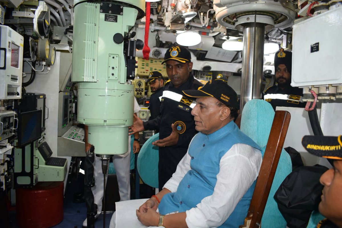 Defence Minister Rajnath Singh Visited Indian Navy In Andhra Pradesh