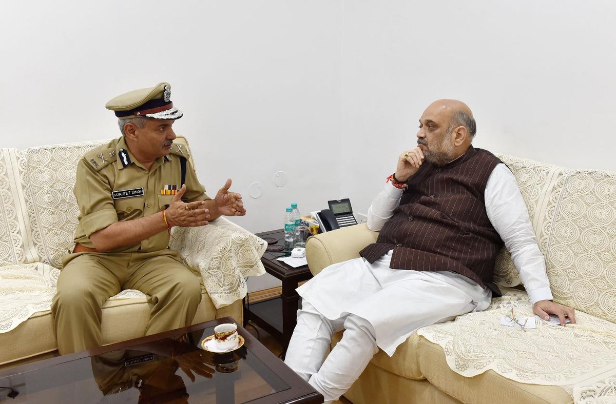 DG ITBP SS Deswal Called On Union Home Minister Amit Shan