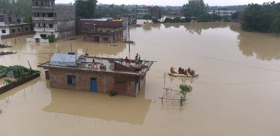 Flooding Happened In Nepal Due To Incessant Rainfall