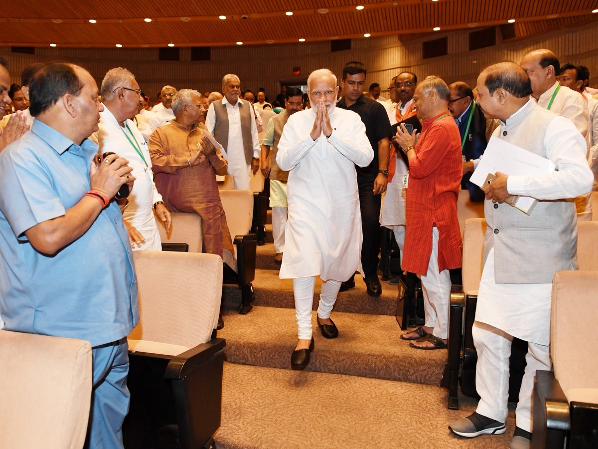 Glimpses From BJP Parliament Party Meeting