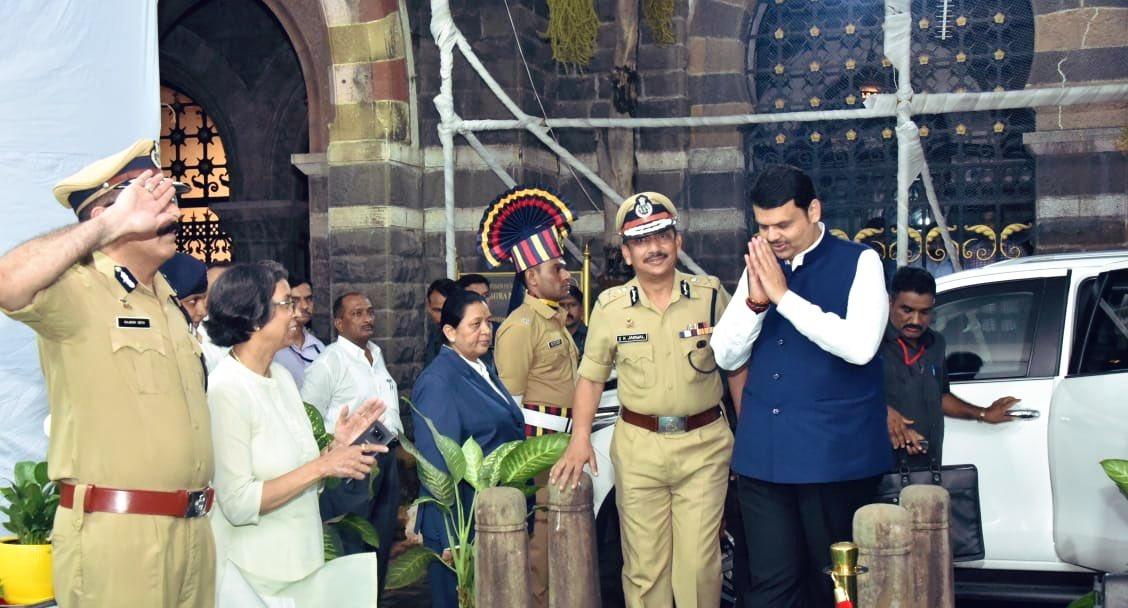 Maharashtra CM Devendra Fadnavis Attended Eid Milan Program By Maharashtra Police