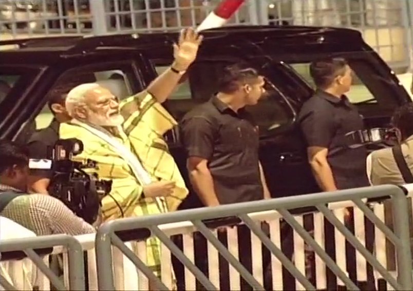 Modi Visits Tirumala With CM Jagan Mohan Reddy