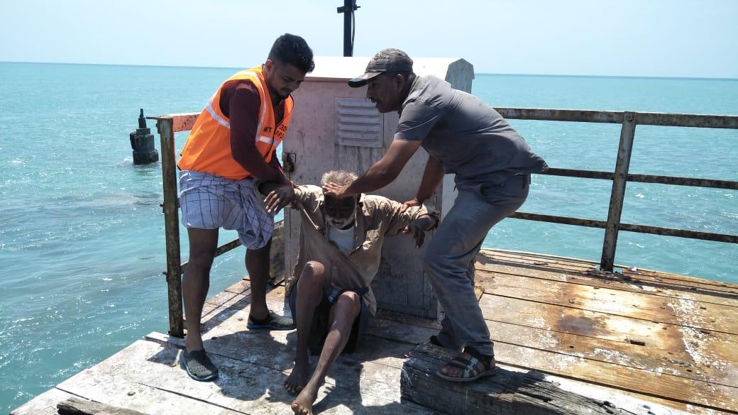 Old Man Fell Off A Train At The Pamban Rail Bridge And Was Rescued By Railways Staff