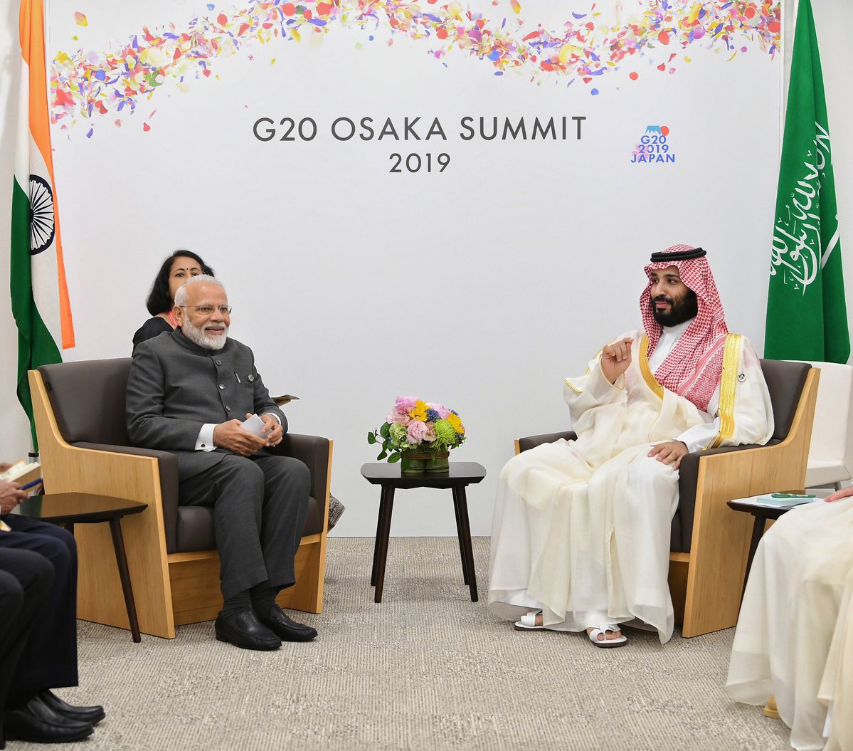 PM Modi Met Crown Prince Mohammed Bin Salman
