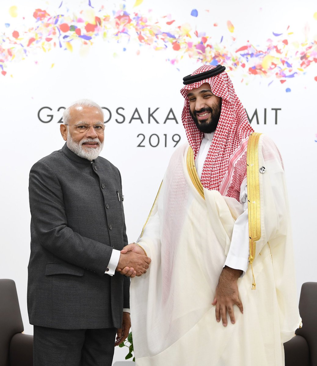 PM Modi Met Crown Prince Mohammed Bin Salman