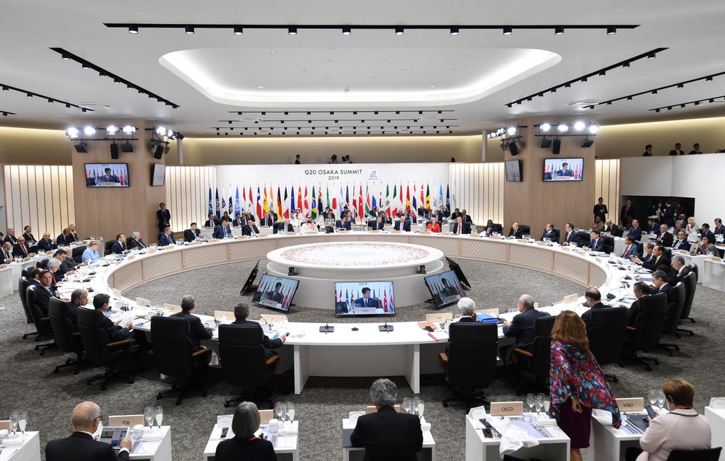 PM Modi With G20 Leaders During The Summit In Osaka